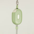 Pocket Pod Retractable Dog Lead with Wrist Strap - Green - 1.5m