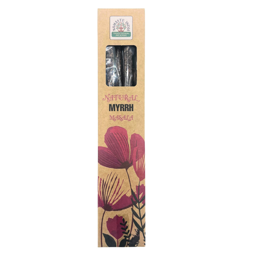 Namaste India Natural Botanical Masala Incense Myrrh