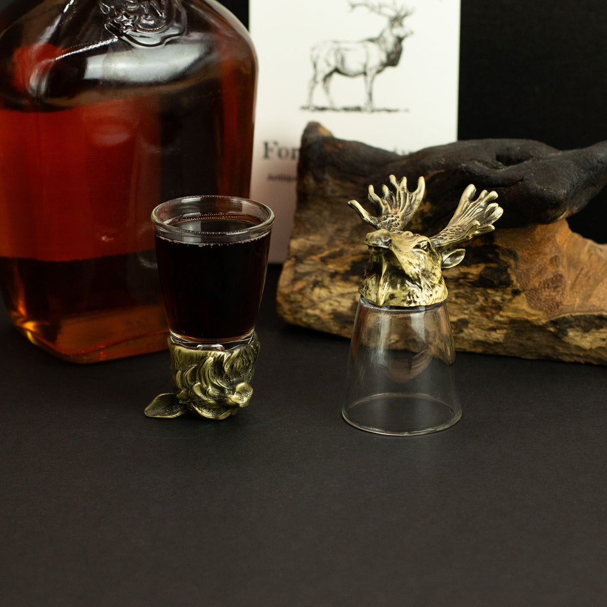 Forest & Mystical Creatures Shot Glass Gift Set - 12 x 25ml