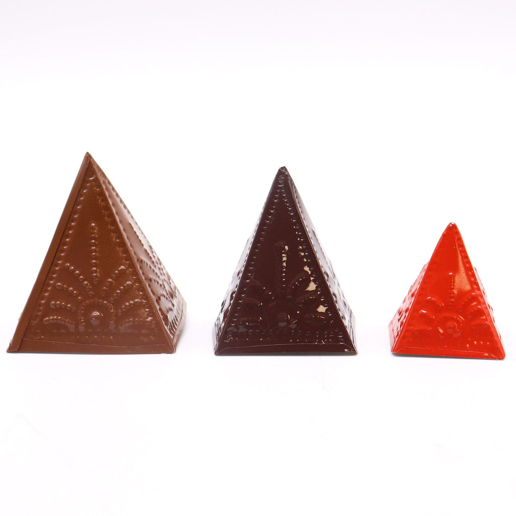 Light Brown, Dark Brown, Orange  Incense Powder Mould Set