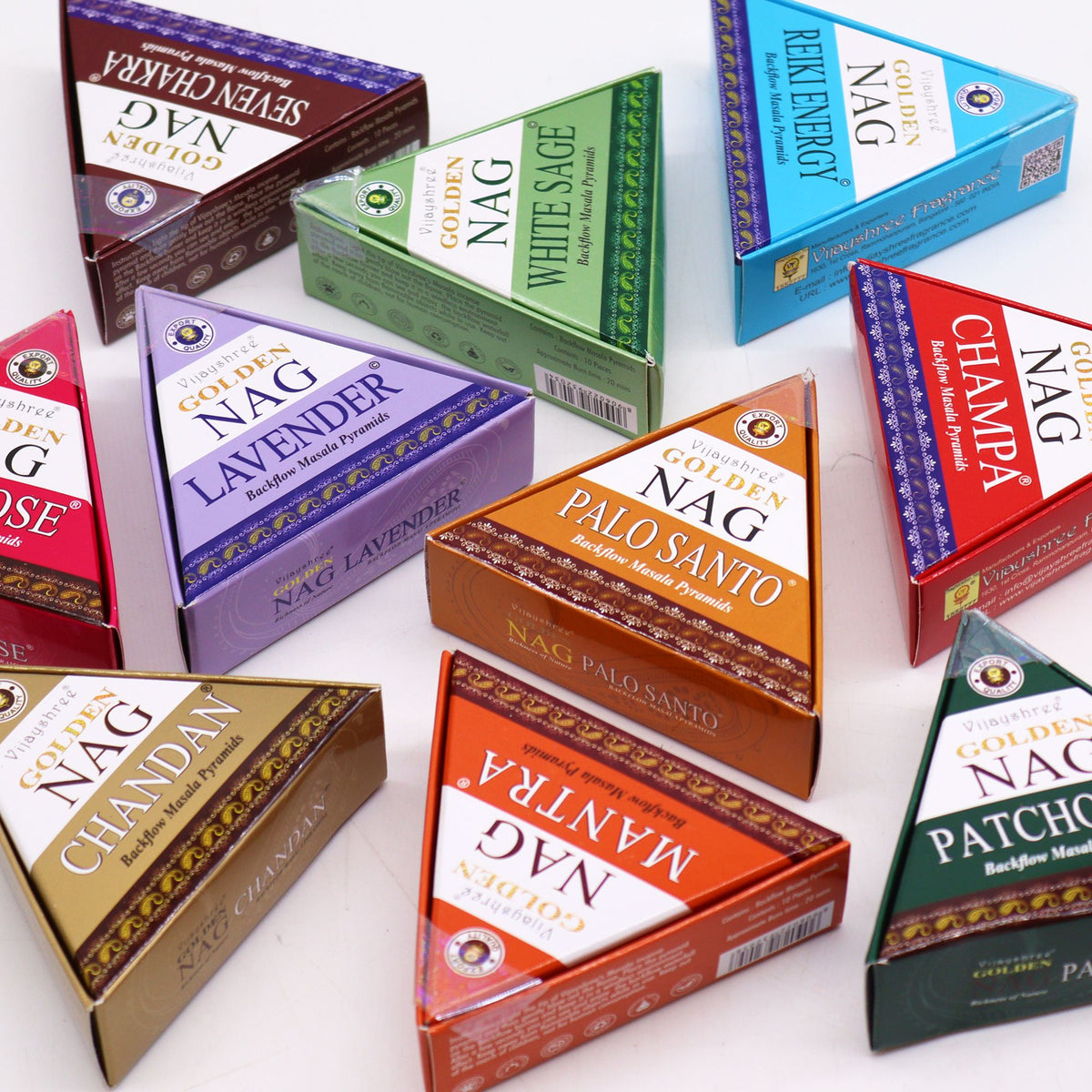 Palo Santo Backflow Incense Cones - Jumbo Golden Nag