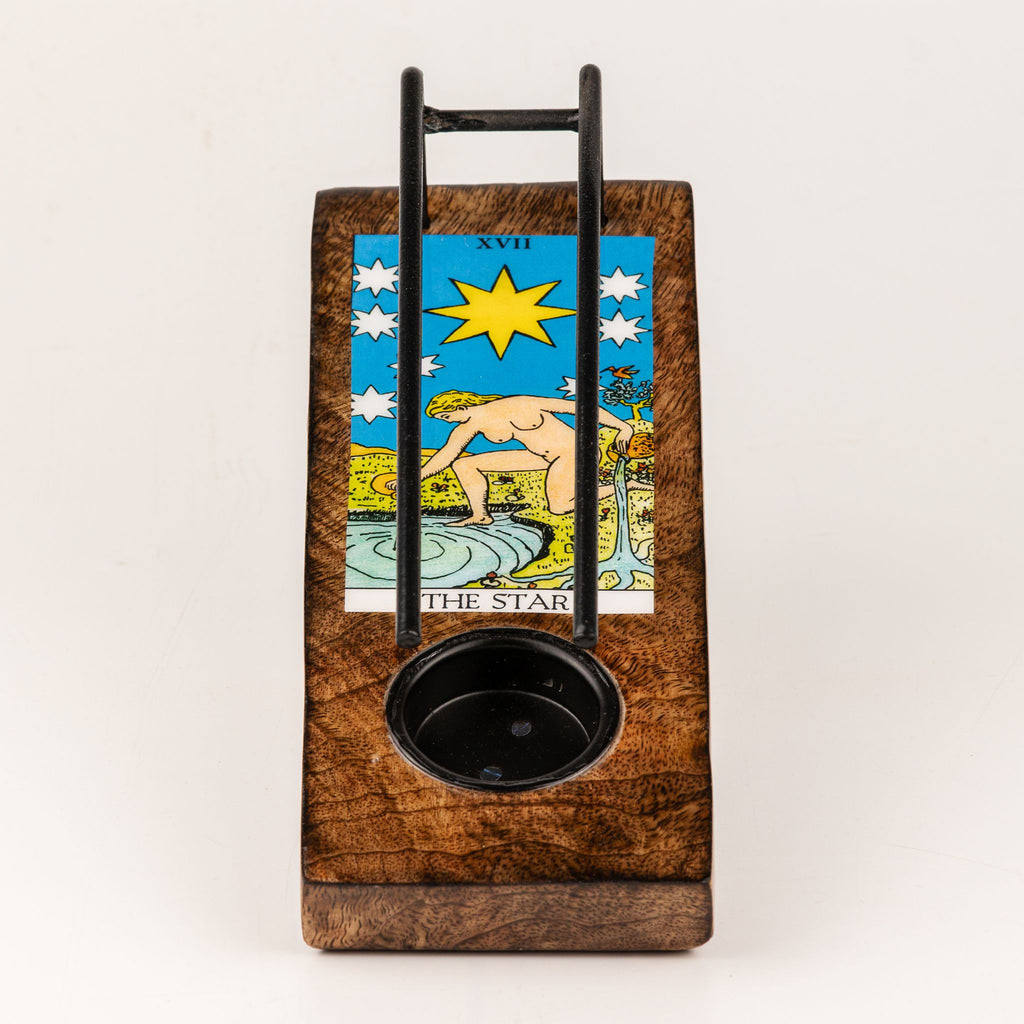 The Star Large Enamelled Sage Stick Burner
