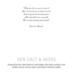 Agnes + Cat — Botanical Soy Wax Candle — Sea Salt & Moss