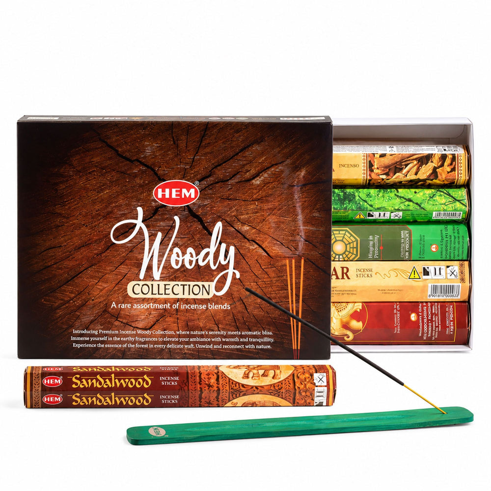 HEM Woody Incense Collection - 6 Assorted Packs