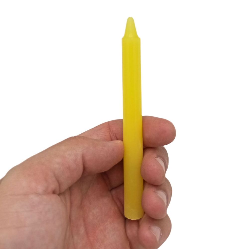 Yellow Solar Plexus Chakra Manifest Magic Candles (pack of 12)