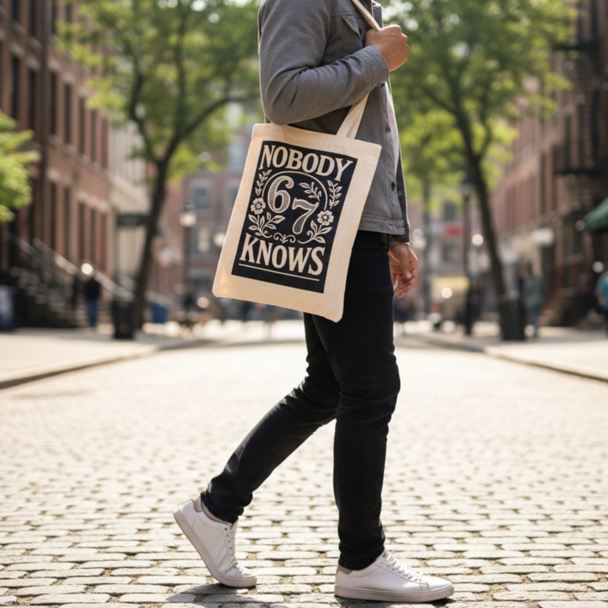 Nobody Knows 67 Tote Bag | Nomad Sari