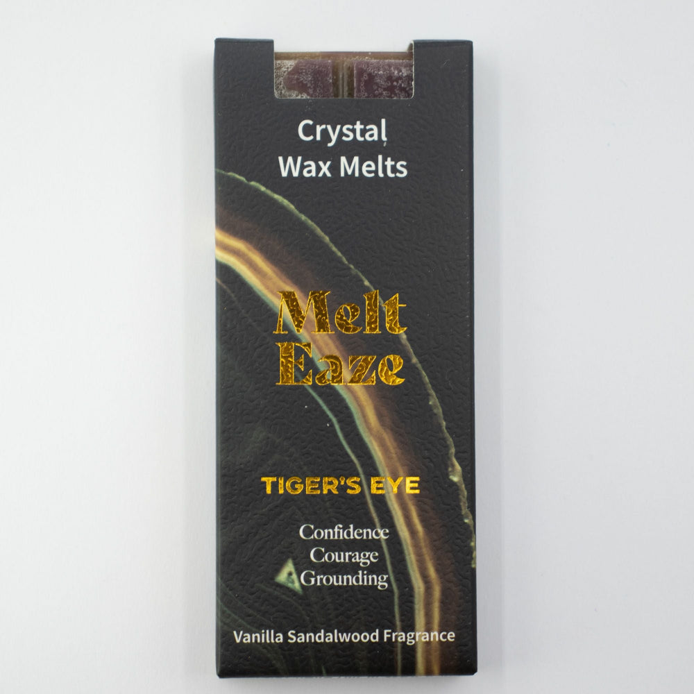 MeltEaze Wax Melts 50g | Tigereye Strength | Vanilla Sandalwood