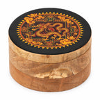 Dragon Yin Yang Round Enamelled Keepsake Box