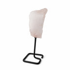 Mineral Specimen on Metal Stand - Rose Quartz