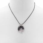 Black Agate Tree of Life Pendant
