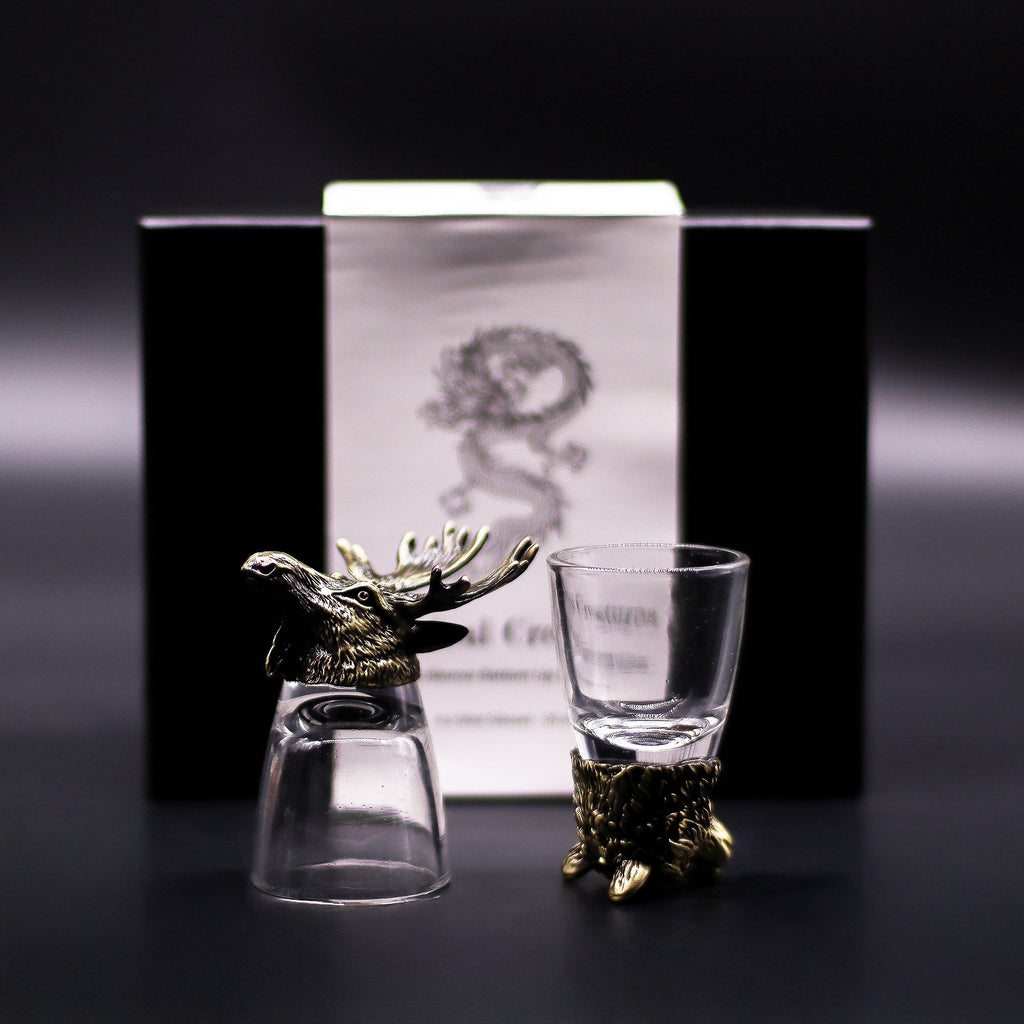 Wild Forest Creatures Shot Glass Gift Set - 6 x 50ml