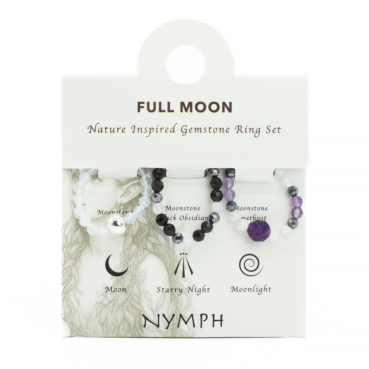 Full Moon Ring & Bracelet Set
