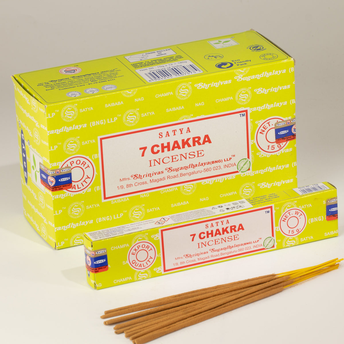 7 Chakra Incense 15gm - Satya