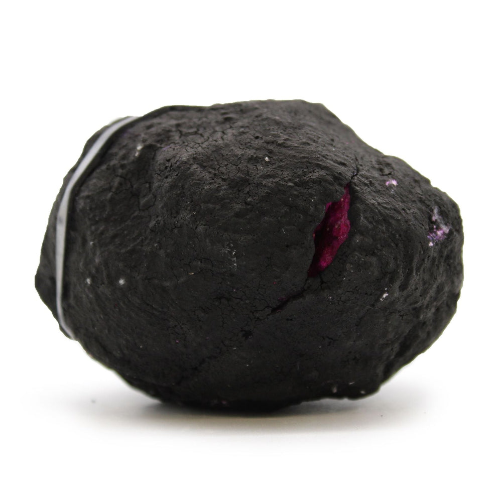 Dark Red / Pink Coloured Black Rock Calcite Geodes