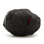 Dark Red / Pink Coloured Black Rock Calcite Geodes