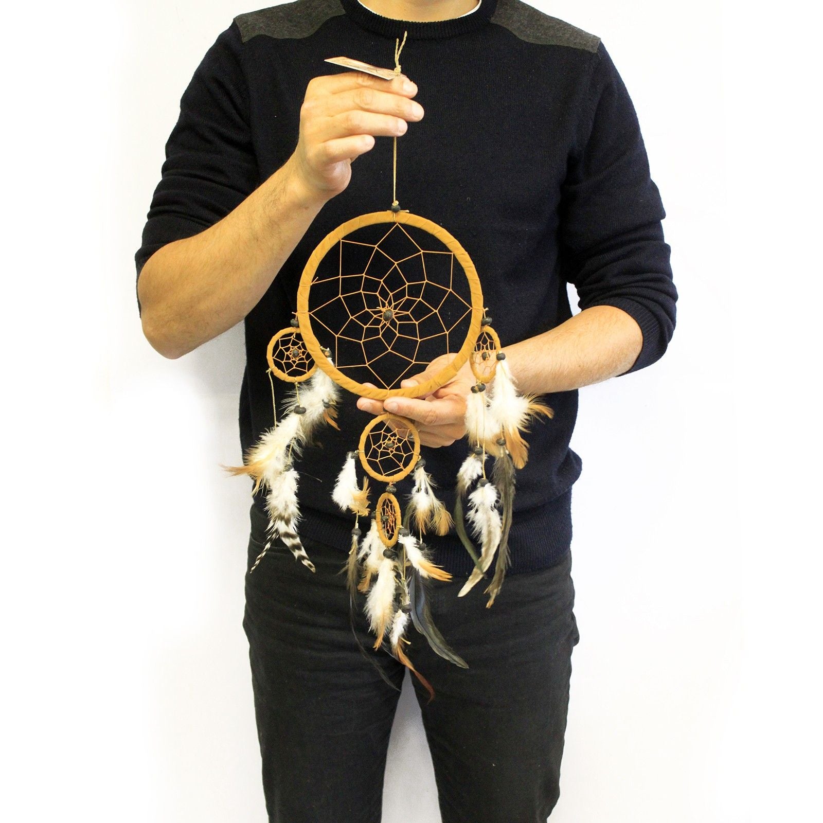 Cream/Coffee/Choc Bali Dreamcatchers Medium