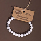 White Jasper Peace & Friendship Power Bracelet