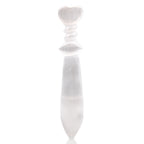 Selenite Spiral Ritual Knife | 25cm