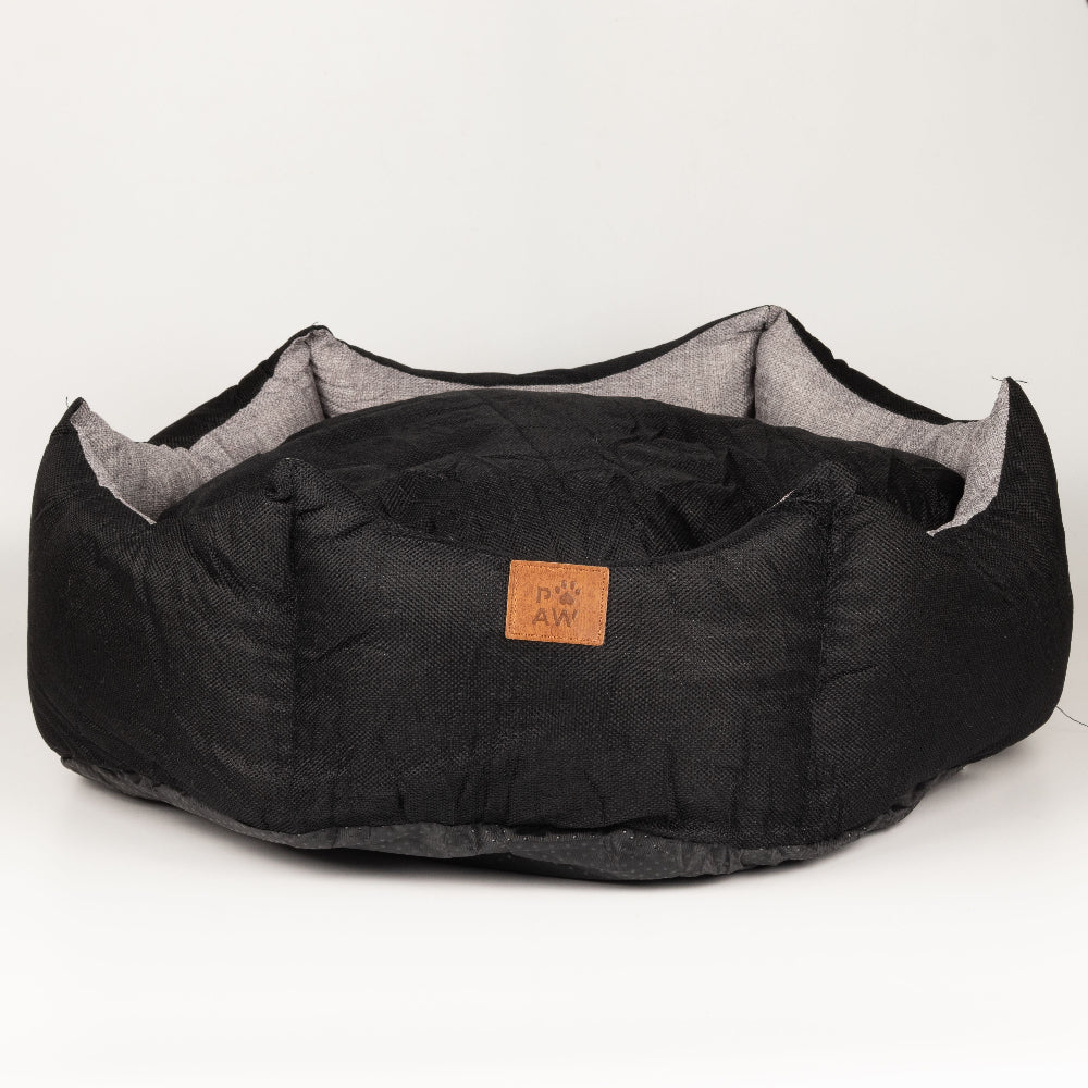 Black & Grey  Large Royal Crown Bed –  PAW