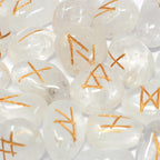Crystal Runes Stone Set in Pouch
