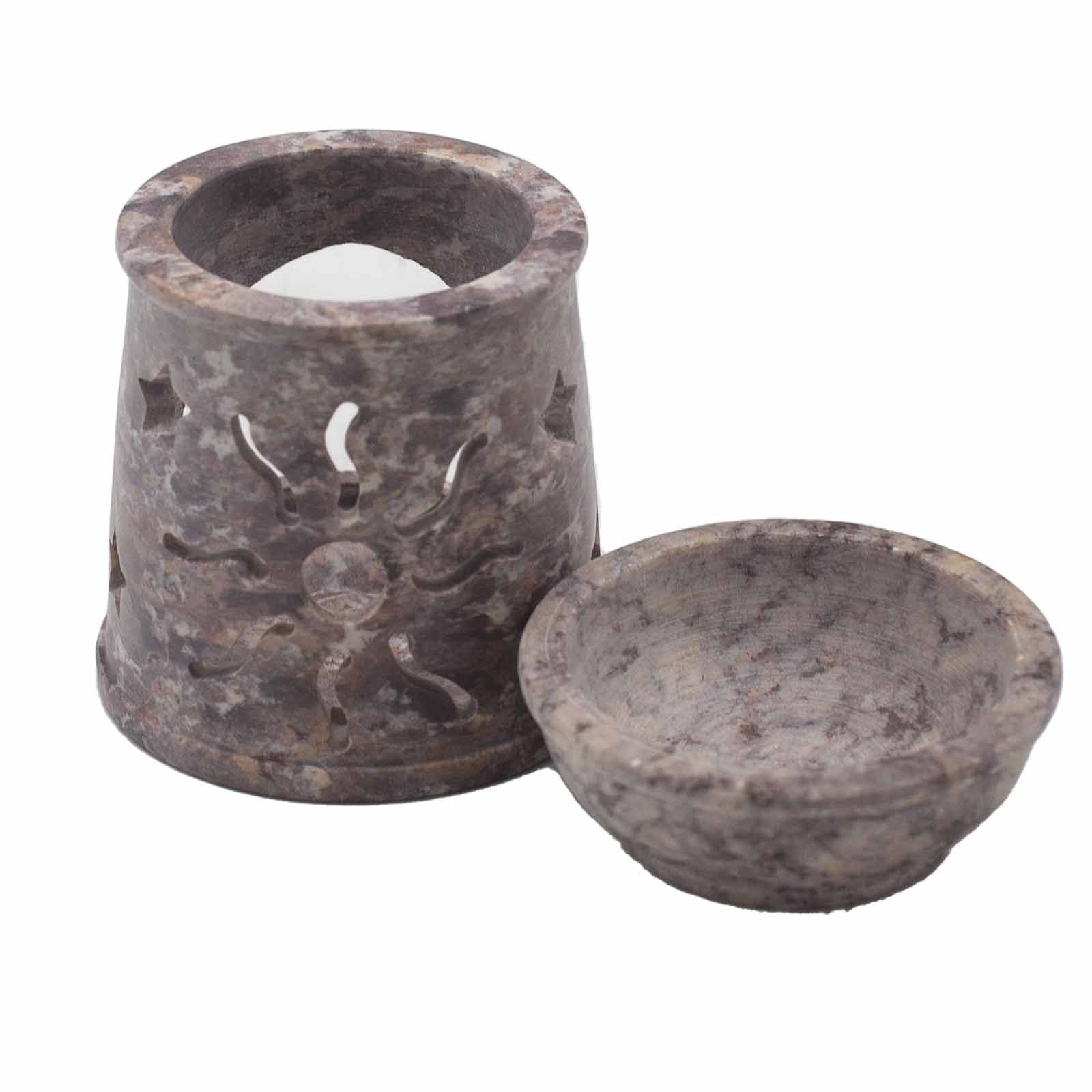 Sun & Stars Small Soapstone Oil Burner