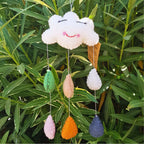 Mini Happy Clouds Handmade Felt Mobile