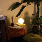 The Cotton Wrap DriftGlow Lamp | Cream
