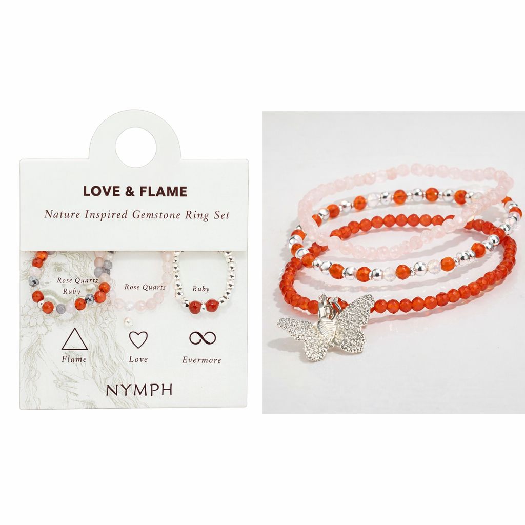 Love & Flame Jewellery Set