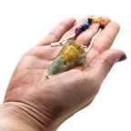 Orgonite Flower of Life Chakra Pendulum