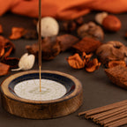 Virgo Mango Wood Mini Bowl & Incense Stick Holder