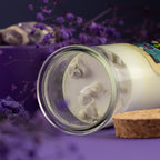 Cleansing Magic Spell Candle | Sage, Peppermint & White Jasper