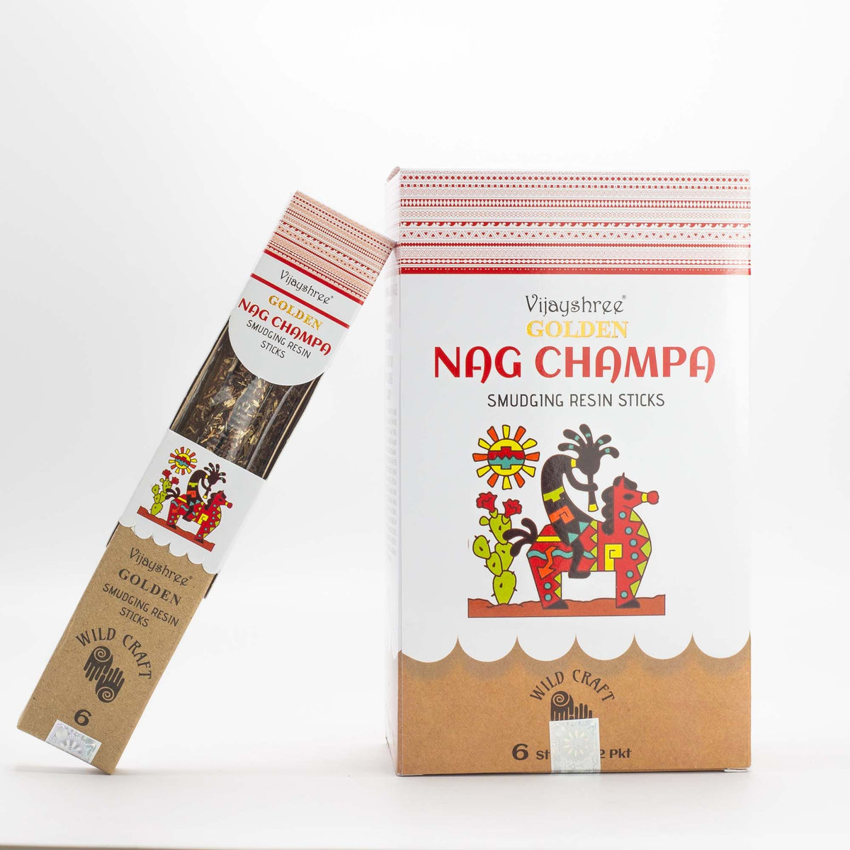 Golden Nag Champa Smudging Resin Sticks - 30g