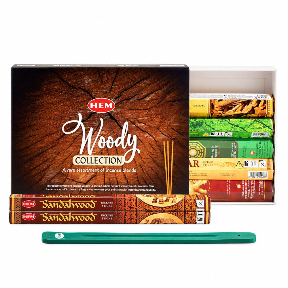 HEM Woody Incense Collection - 6 Assorted Packs