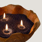 Black Spirited Fragranced Candle Sand - 300g