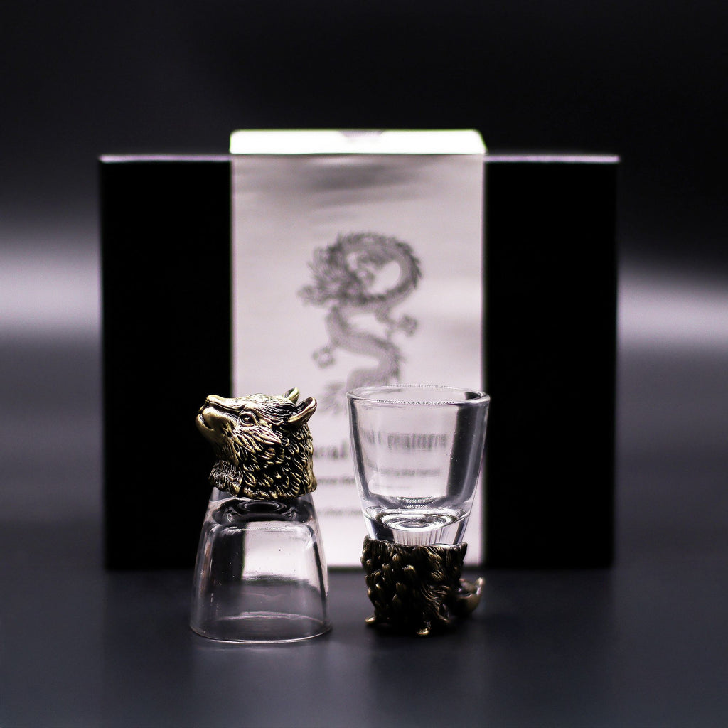 Wild Forest Creatures Shot Glass Gift Set - 6 x 50ml