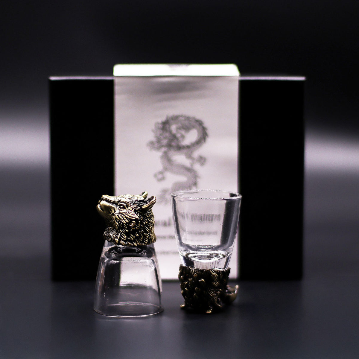Wild Forest Creatures Shot Glass Gift Set - 6 x 50ml