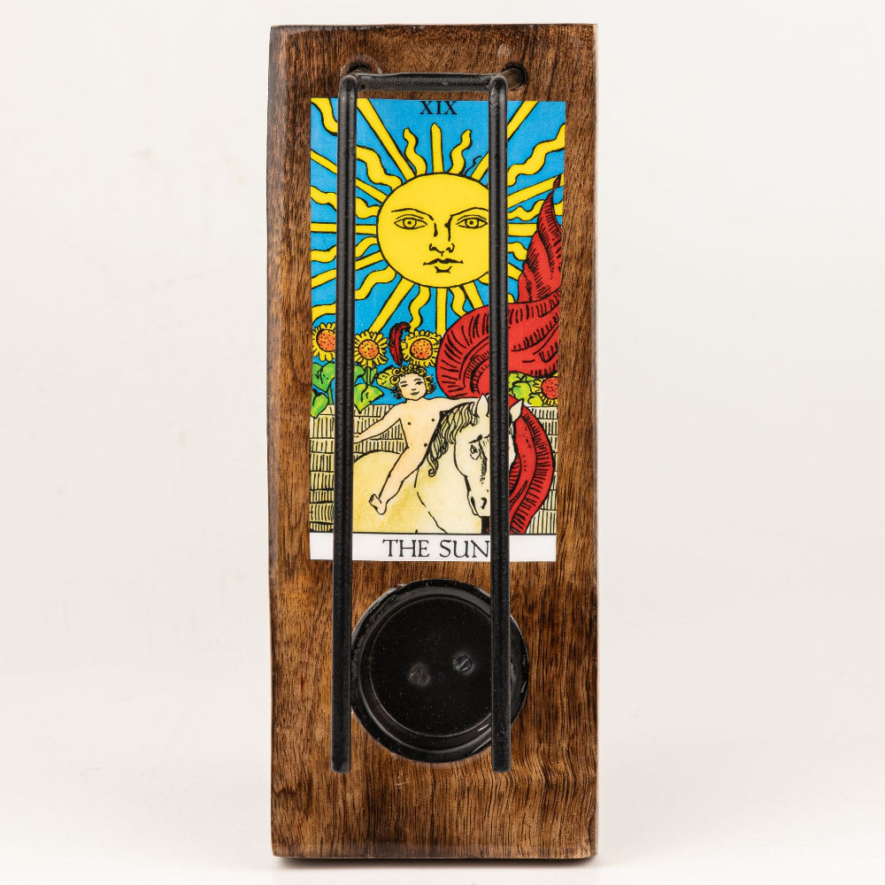 The Sun Large Enamelled Sage Stick Burner