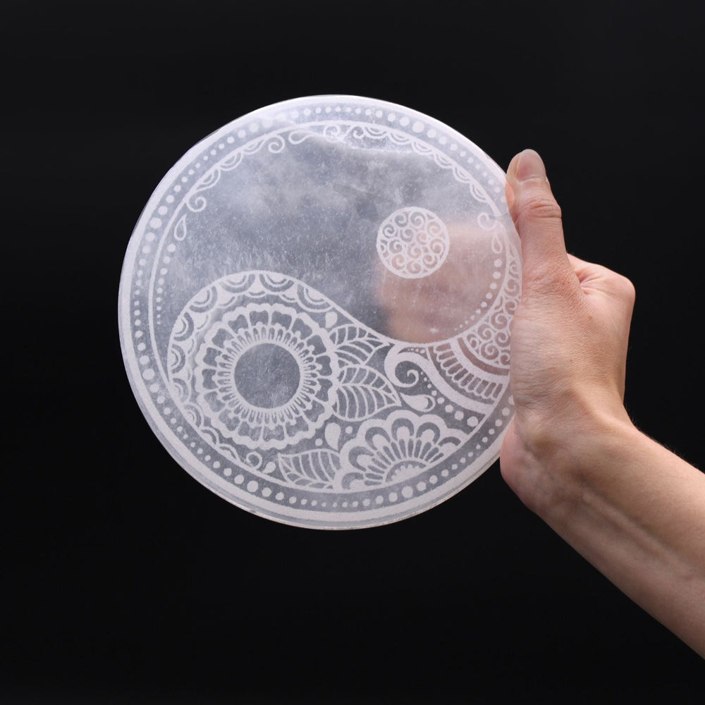 Selenite Charging Plate 18cm | Feng Shui Design