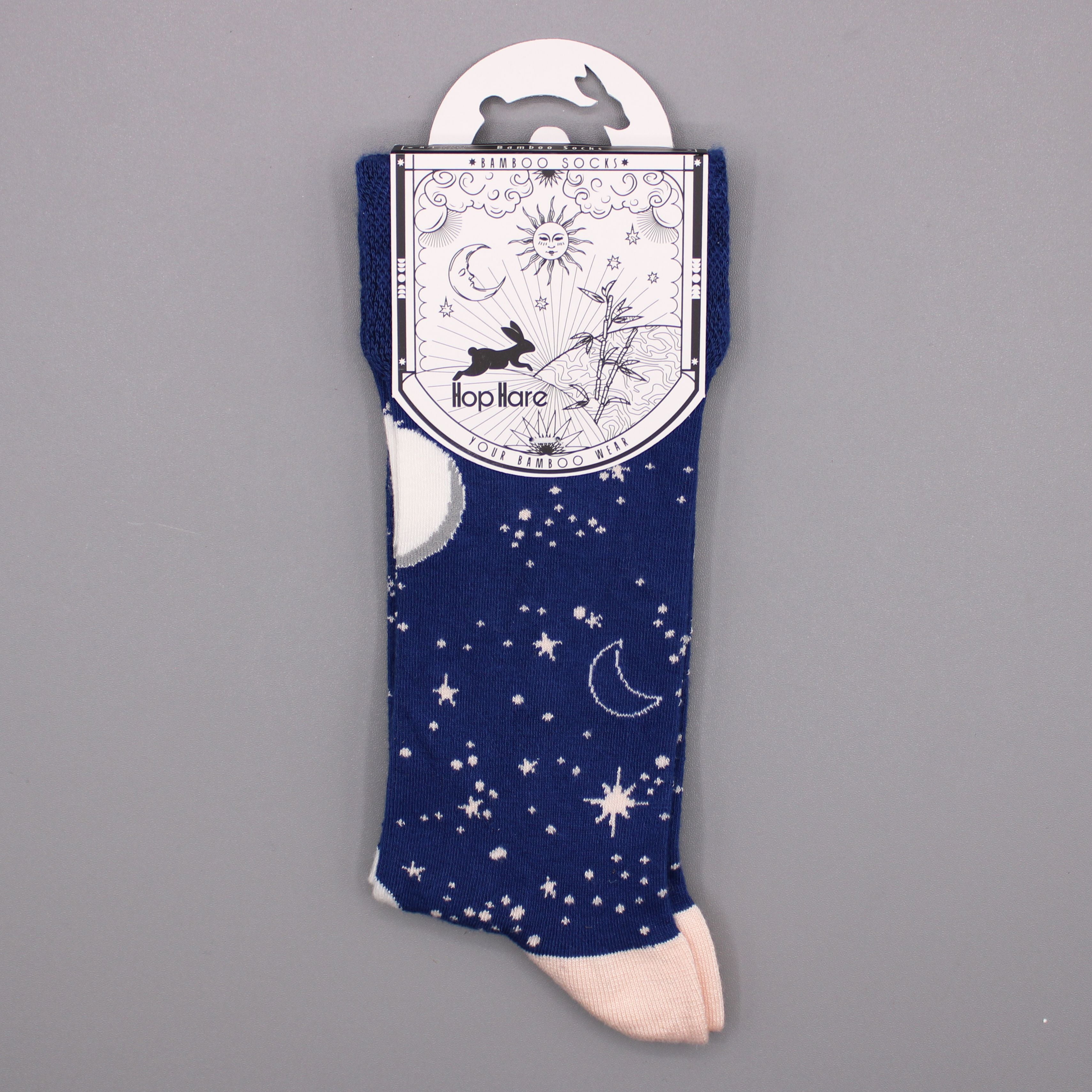 Moon Walk Hop Hare Bamboo Socks S/M