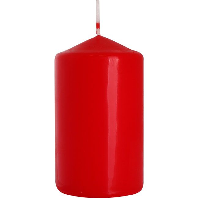Red Pillar Candle 60x100mm