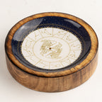 Pisces Mango Wood Mini Bowl & Incense Stick Holder