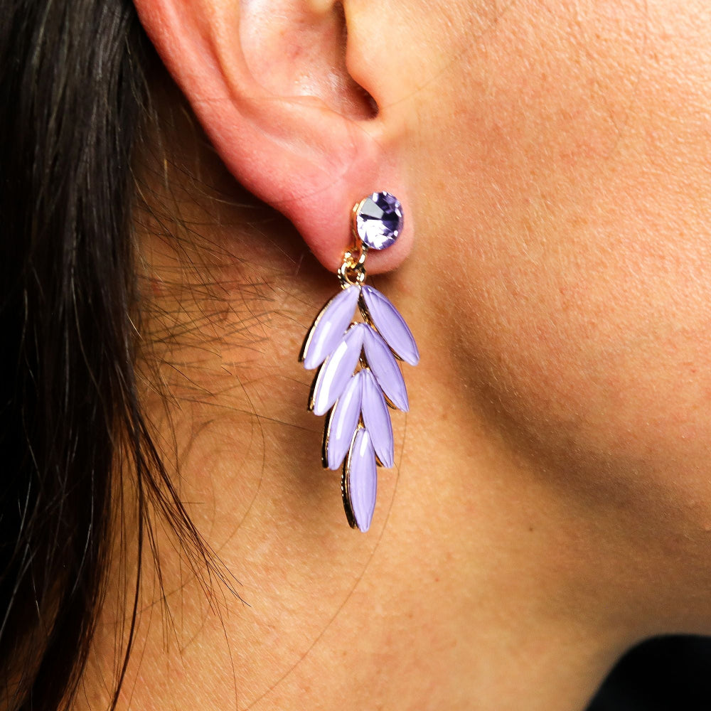 The Amethyst Nymph — Fairy Earrings