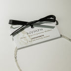 Nymph Labradorite Gemstone Necklace | Real Leaf Butterfly Pendant