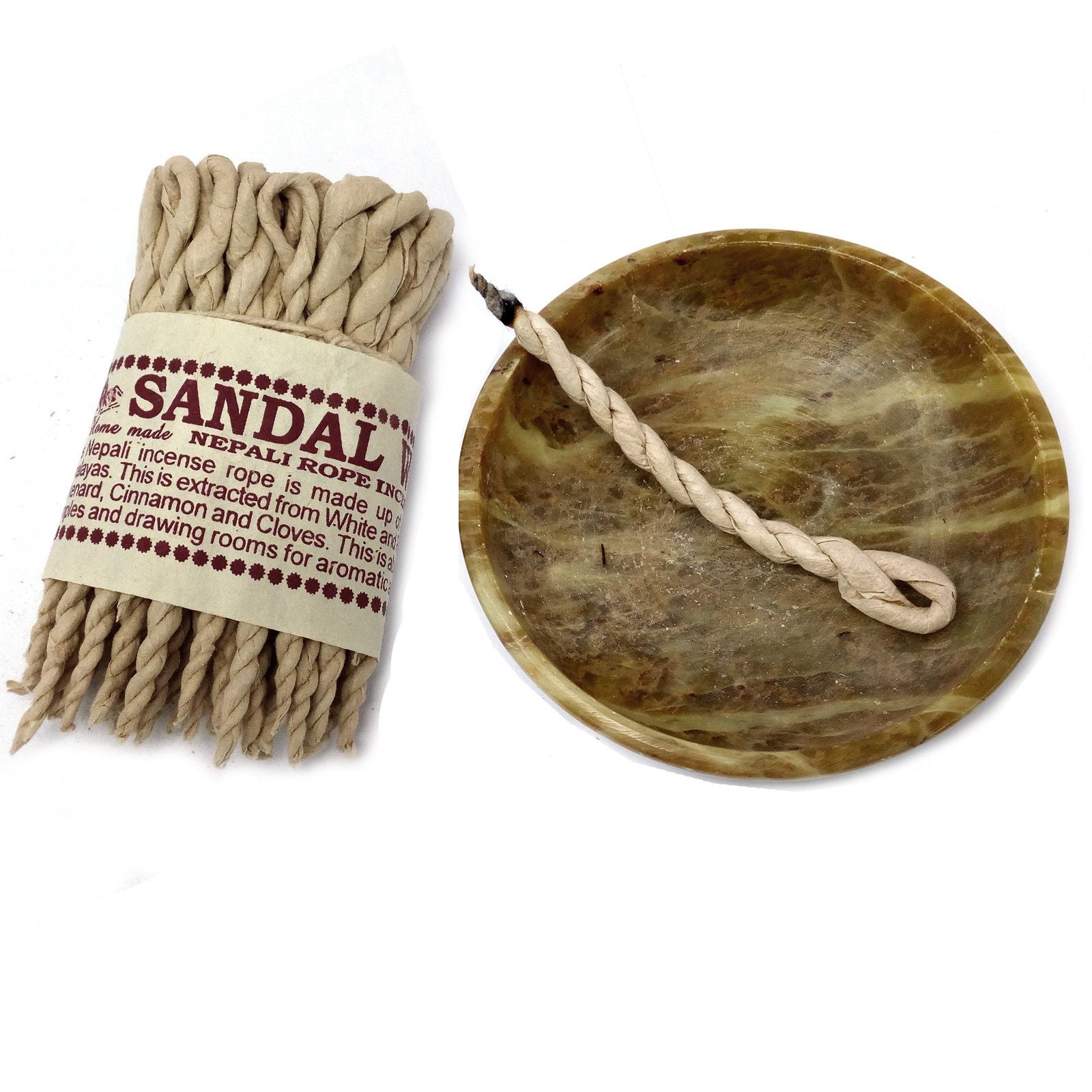 Sandalwood & Spice Himalayan Rope Incense | Pure Herbs