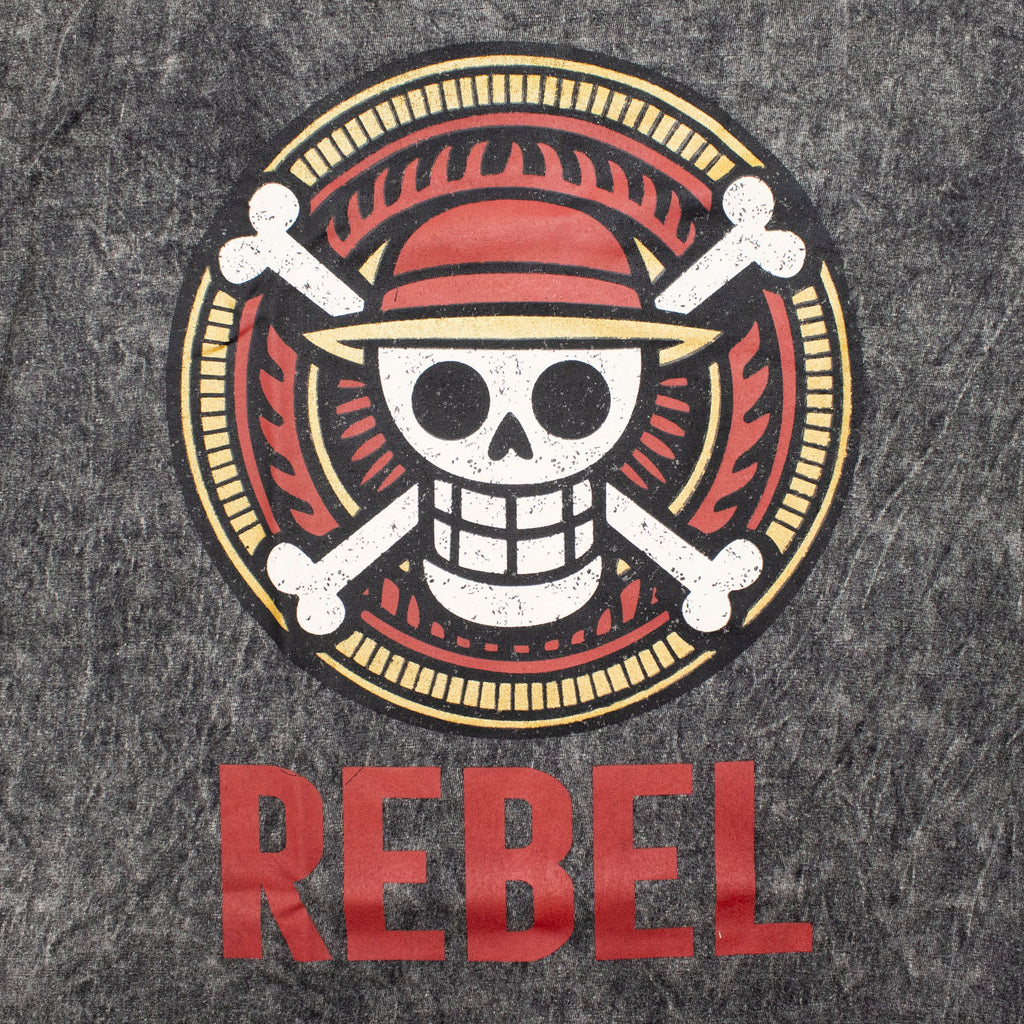 Nomad Sari Stonewashed Cotton T-Shirt | Rebel |Charcoal | Large