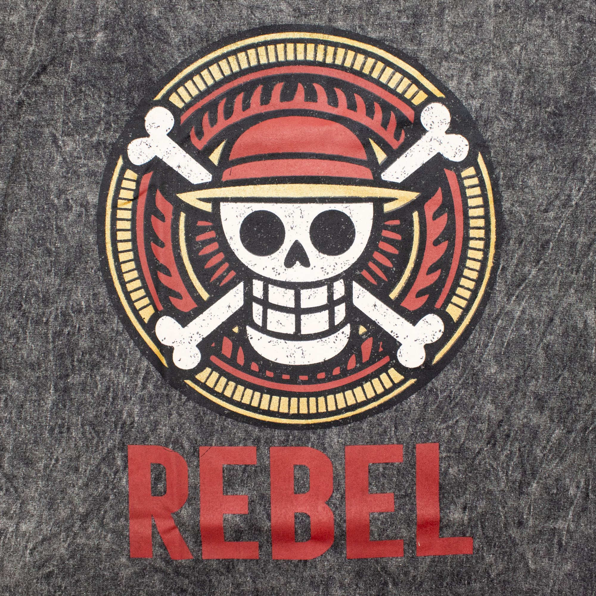 Nomad Sari Stonewashed Cotton T-Shirt | Rebel |Charcoal | Large