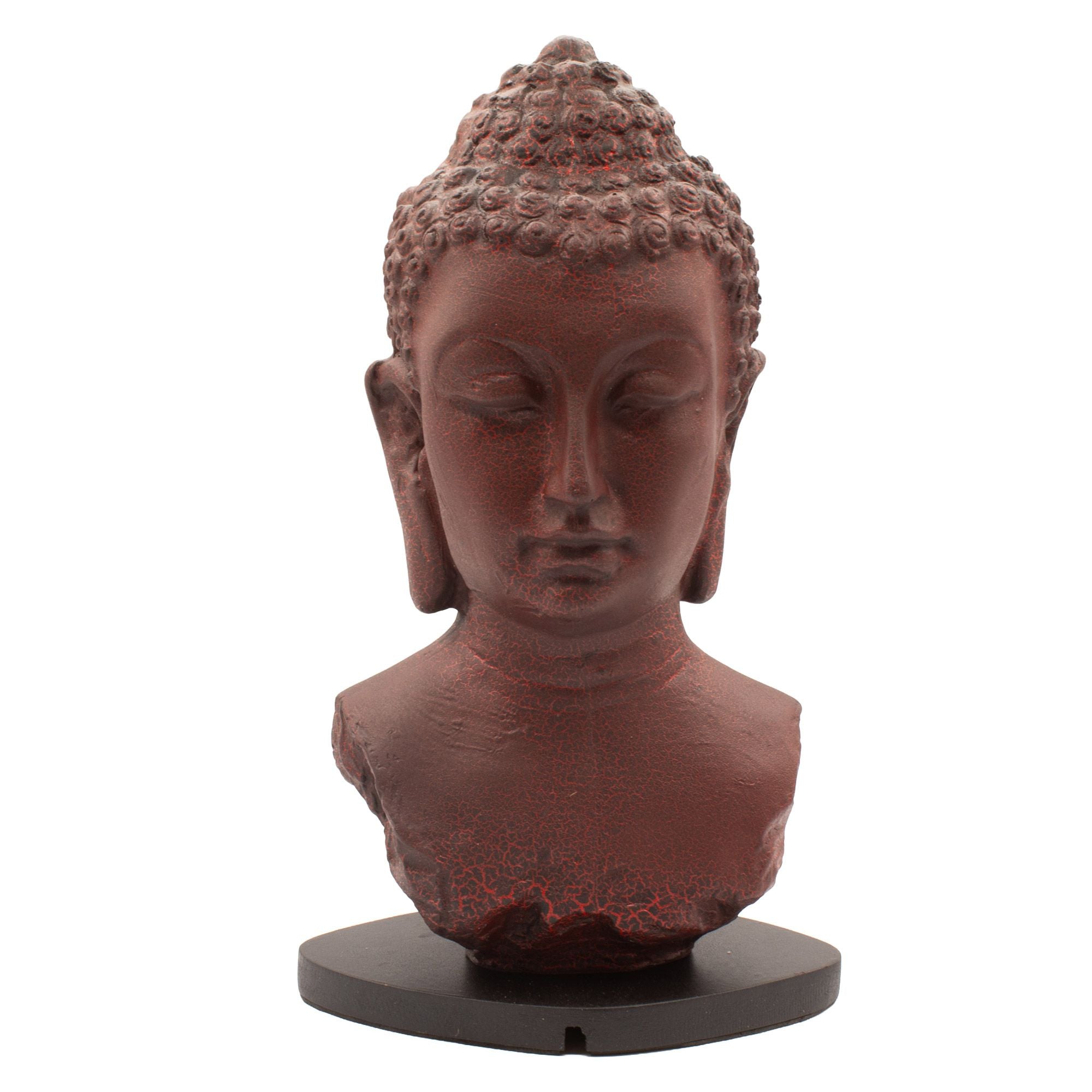 Buddha Bust Lamp | Molten Lava | Oval Stand