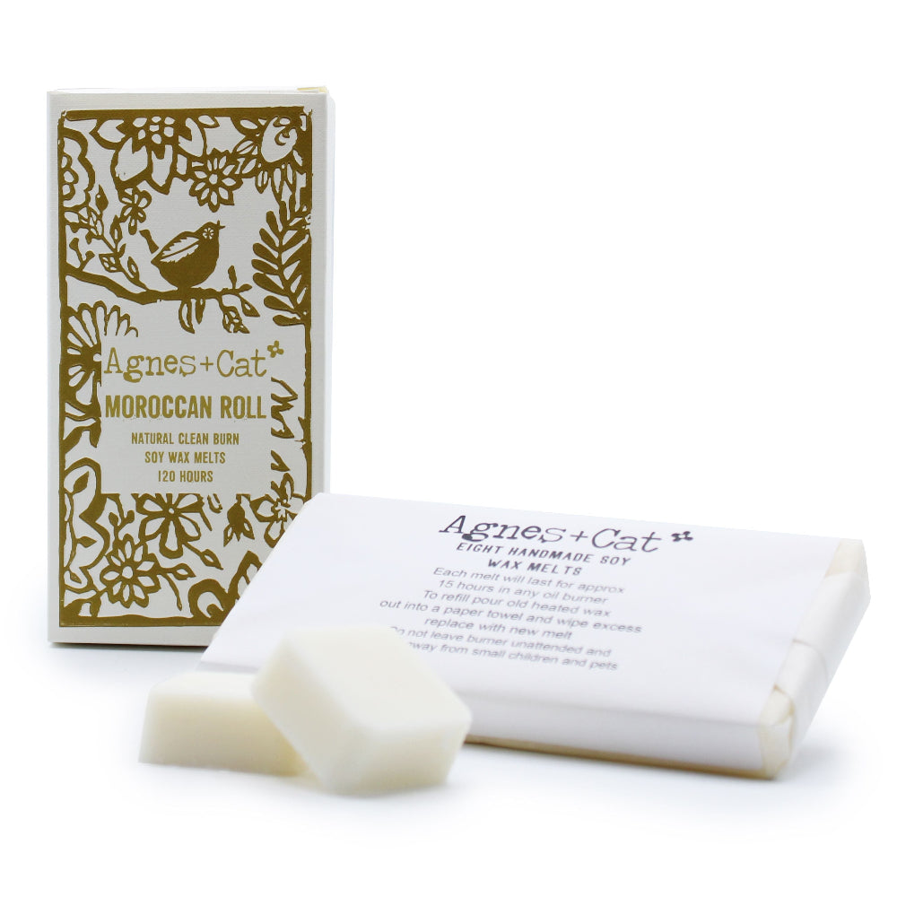 Agnes + Cat Moroccan Roll Box of 8 Wax Melts