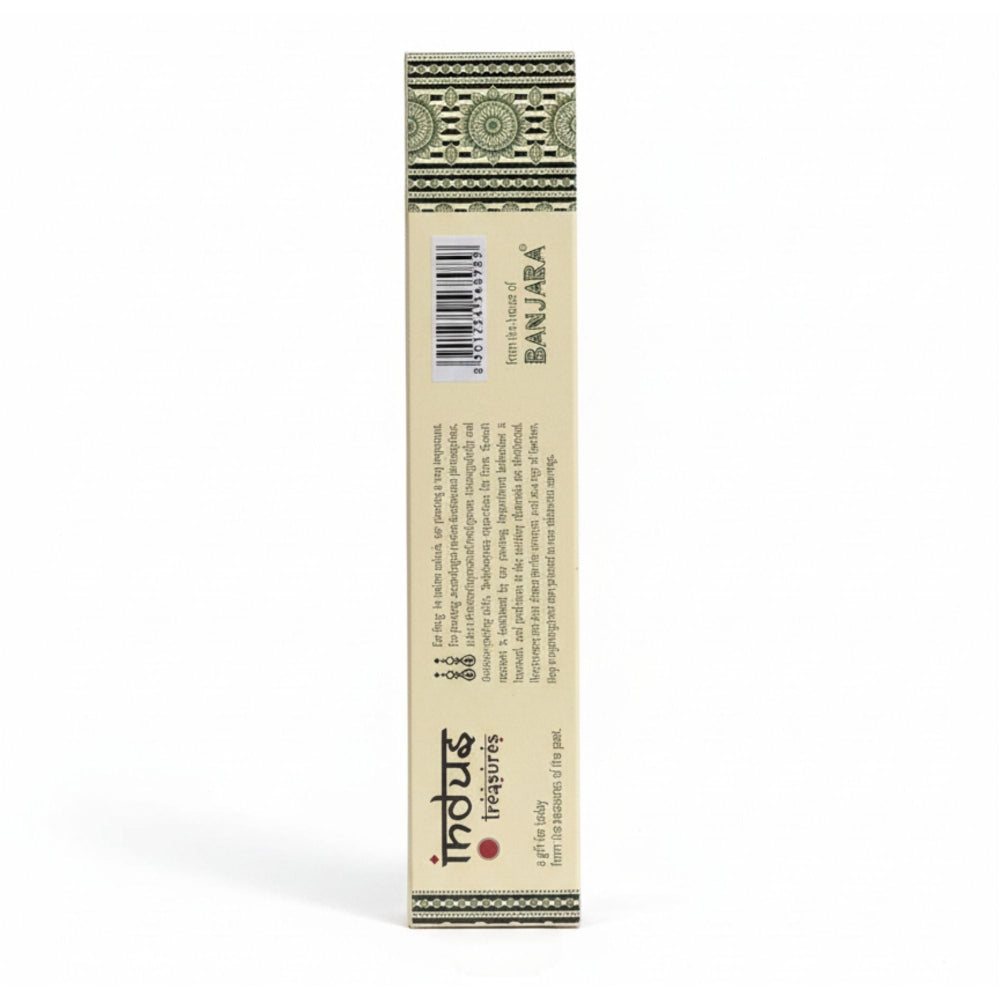 Box of Banjara hair product with brand name on a white background