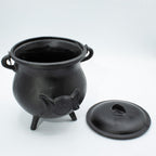 Huge Cast Iron Cauldron with Triple Moon